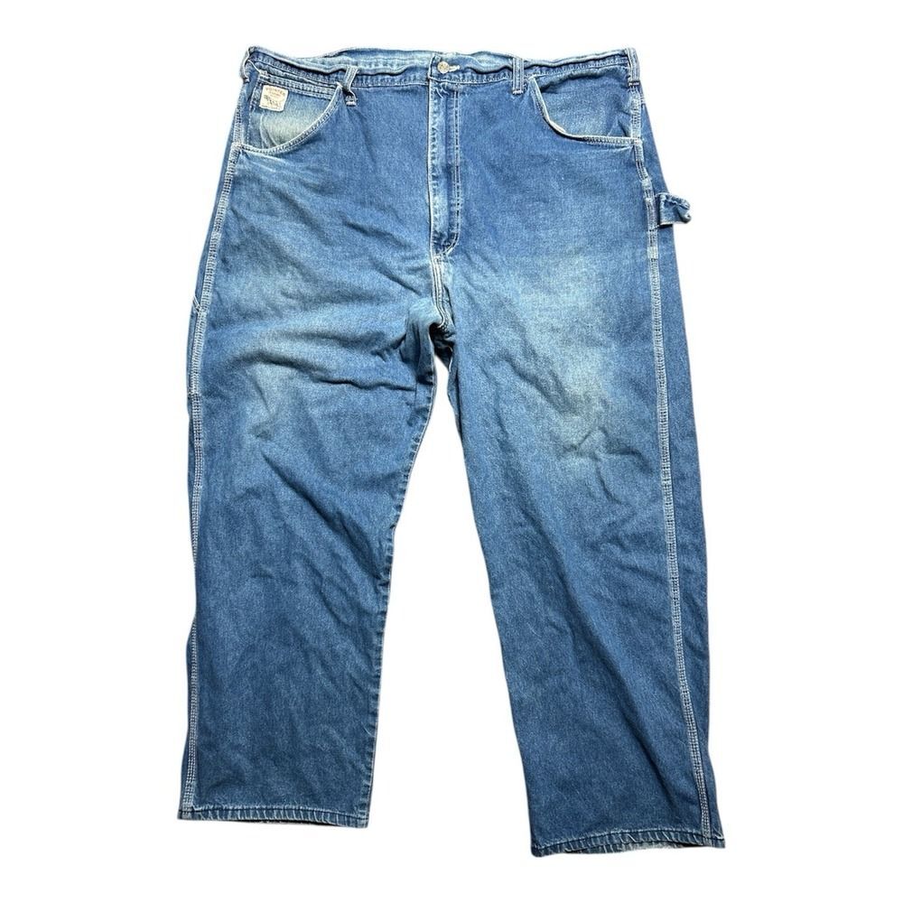 Vintage Pointer Brand Men's Carpenter Denim Jeans 40x29 Made in USA Medium Wash